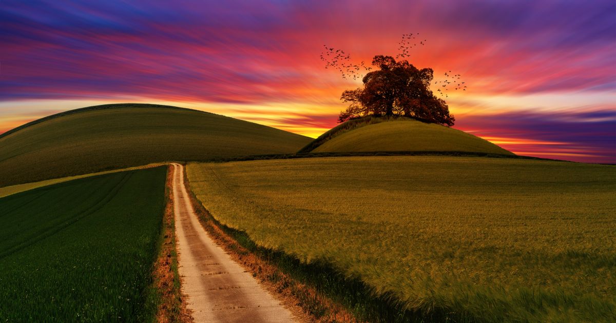 Open countryside and fresh air
